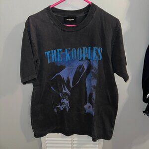 The Kooples - Paris - Grey Logo & Design T-Shirt - Men's Large